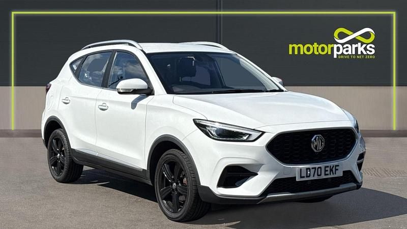 Arctic white gloss Used 2020 MG ZS Excite Sedan | £10,500 (Fair price) - Image 1/4