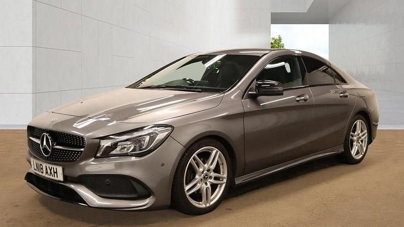 Used Mercedes CLA200 AMG line 136 HP (100 kW) 2018 Grey Coupe