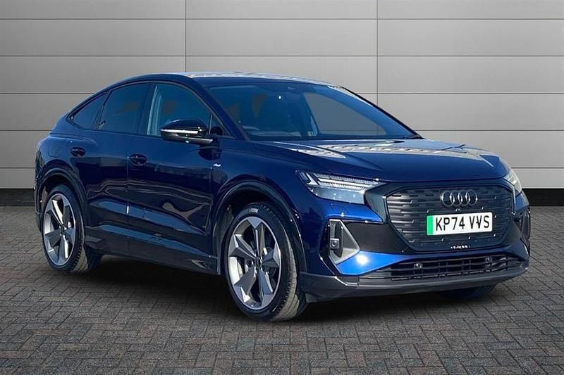Navarra blue Used 2024 Audi Q4 e-tron Black Edition SUV | £38,350 (Super price) - Image 1/4