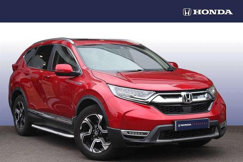 Red Used 2019 Honda CR-V Hybrid SUV | £19,450 (Fair price) - Image 1/4