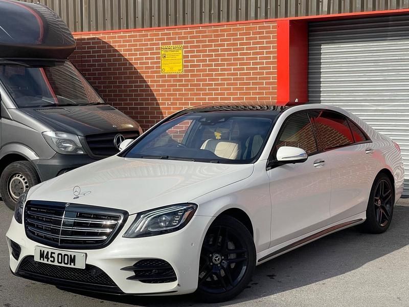 Used Mercedes S450 AMG Line Premium Plus 389 HP (286 kW) 2018 White Sedan