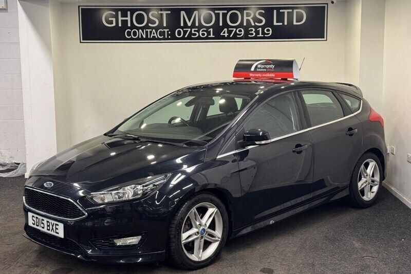 Black Used 2015 Ford Focus Zetec Hatchback | £3,995 (Good price) - Image 1/1