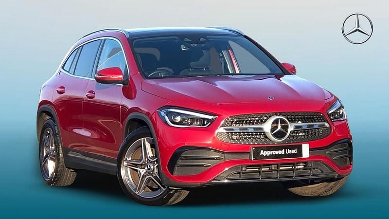 Red Used 2022 Mercedes GLA220 AMG Line Premium Plus SUV | £28,995 (A bit pricey) - Image 1/4