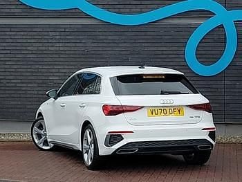 Used Audi A3 S-Line 150 HP (110 kW) 2020 White Sedan