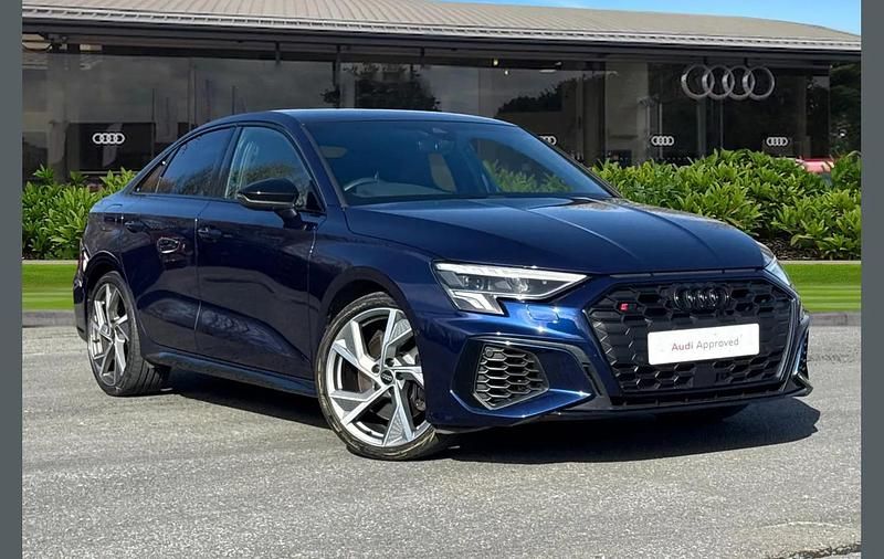 Used Audi S3 Black Edition 310 HP (228 kW) 2023 Blue Sedan