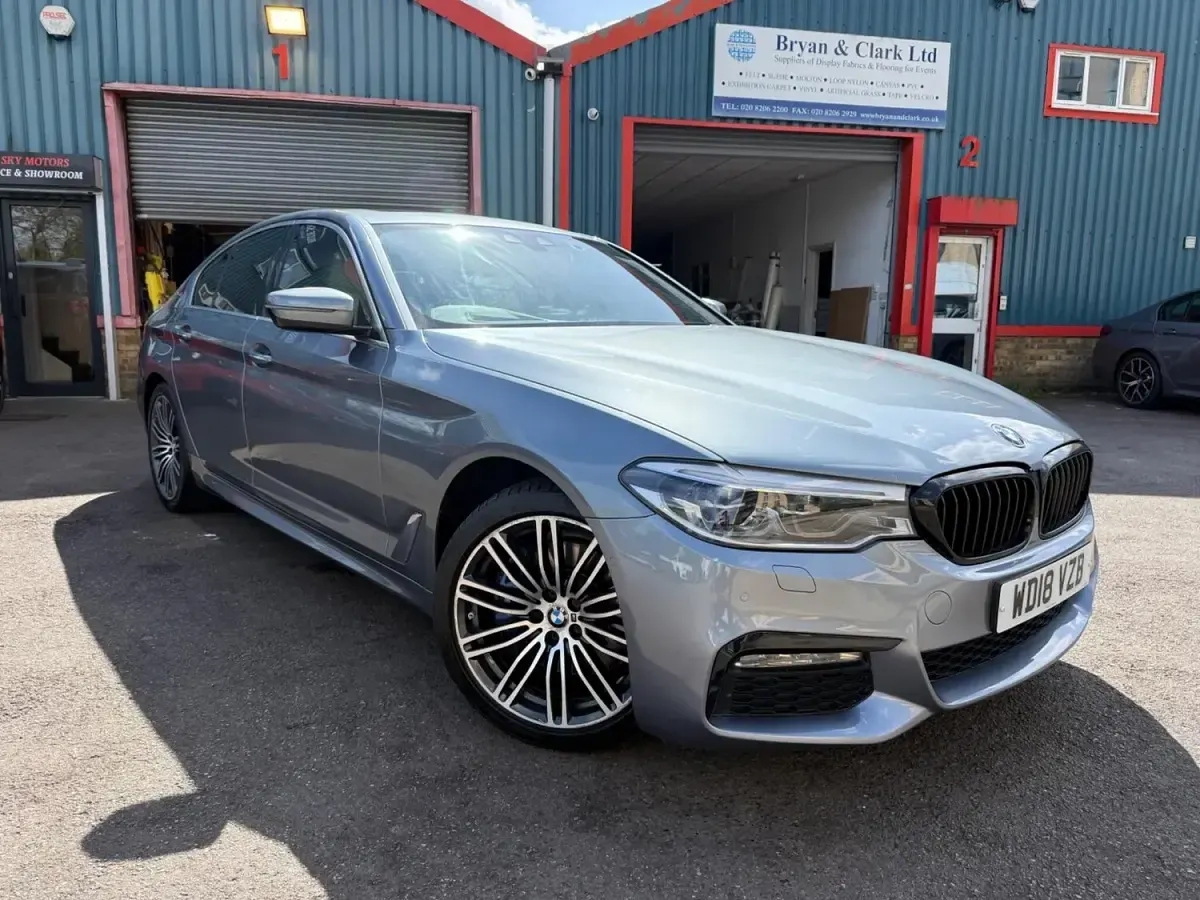 Used BMW 530e M Sport 2018 Blue Sedan