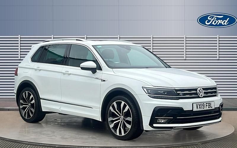 Used VW Tiguan R-line 150 HP (110 kW) 2018 White SUV