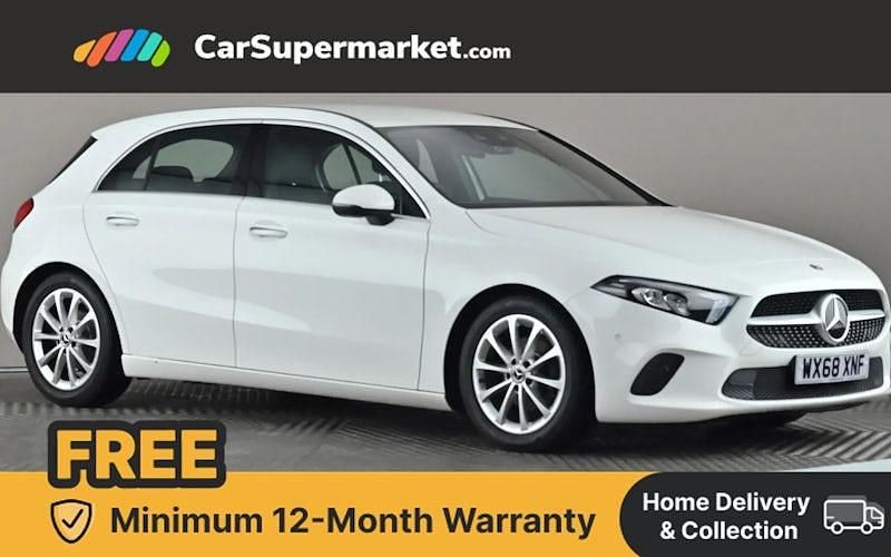 White Used 2018 Mercedes A180 Premium Hatchback | £15,197 (A bit pricey) - Image 1/4