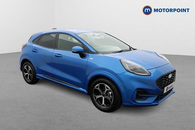 Blue Used 2025 Ford Puma Gen-E ST-Line Hatchback | £20,849 (Fair price) - Image 1/4