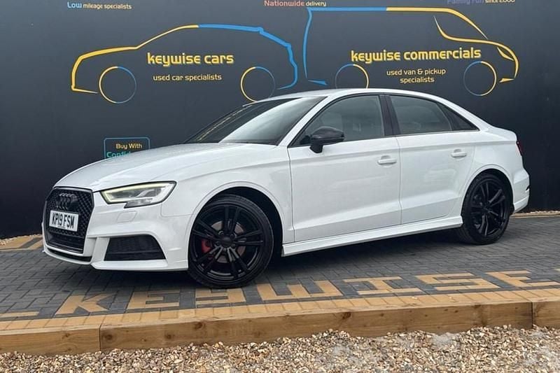 White Used 2019 Audi A3 S-Line Sedan | £13,690 (Good price) - Image 1/1