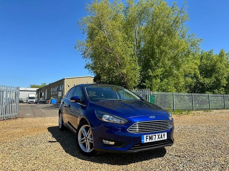 Blue Used 2017 Ford Focus Zetec Hatchback | £6,245 (Fair price) - Image 1/4