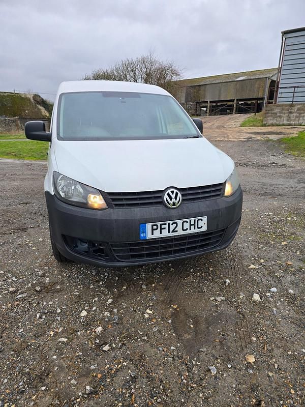 Used VW Caddy 102 HP (75 kW) 2012 White MPV