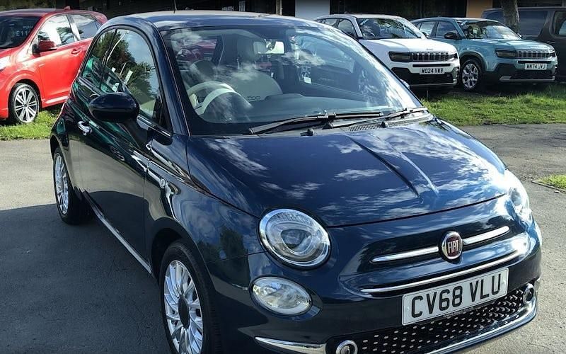 Blue Used 2018 Fiat 500 Lounge Hatchback | £7,495 (Fair price) - Image 1/1