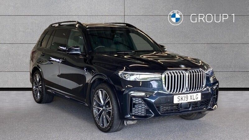 Black Used 2019 BMW X7 M Sport SUV | £43,395 (Fair price) - Image 1/4