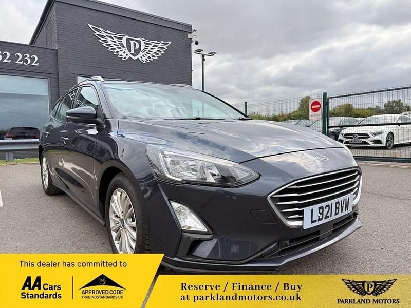 Blue Used 2021 Ford Focus Titanium Estate | £8,995 (Good price) - Image 1/4