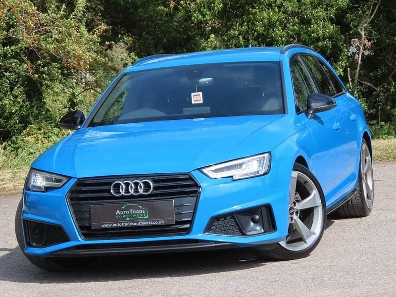 Blue Used 2019 Audi A4 Black Edition Estate | £15,494 (Fair price) - Image 1/4