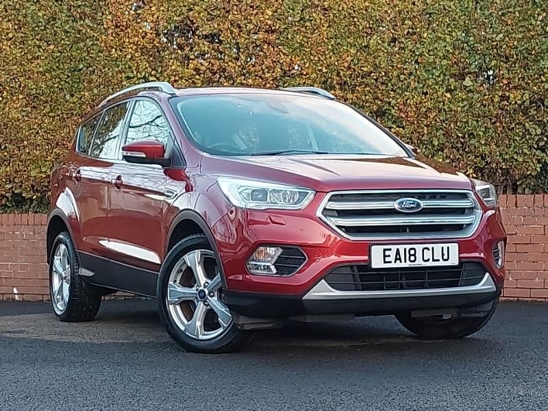 Red Used 2018 Ford Kuga Titanium X SUV | £11,698 (Fair price) - Image 1/4
