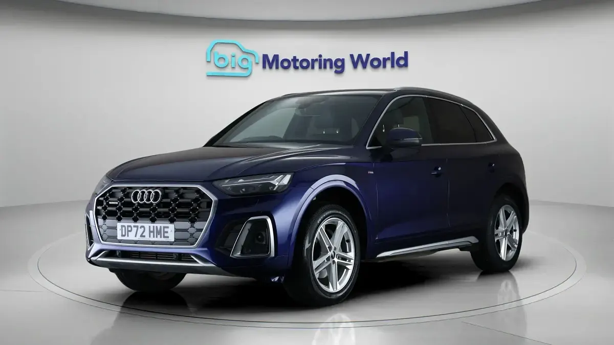 Used Audi Q5 S-Line 265 HP (194 kW) 2022 Blue SUV