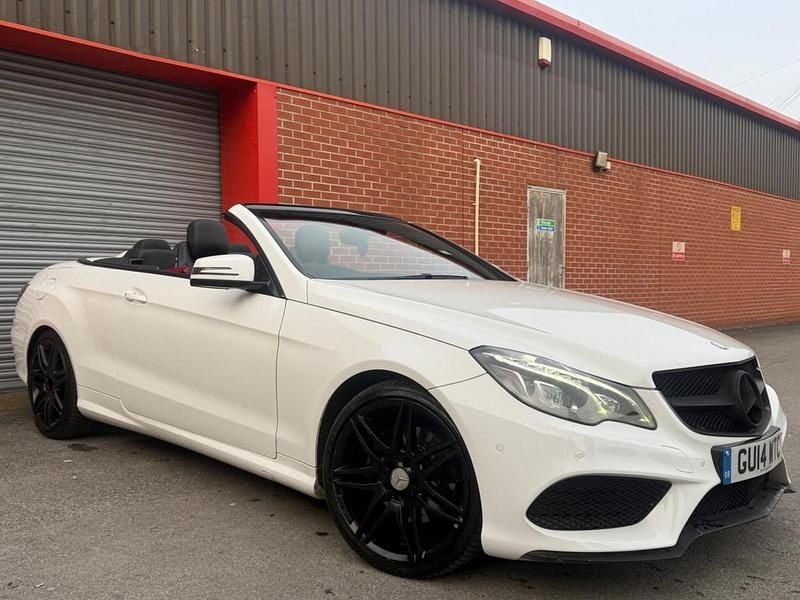 Used Mercedes E220 AMG 2014 White Cabriolet