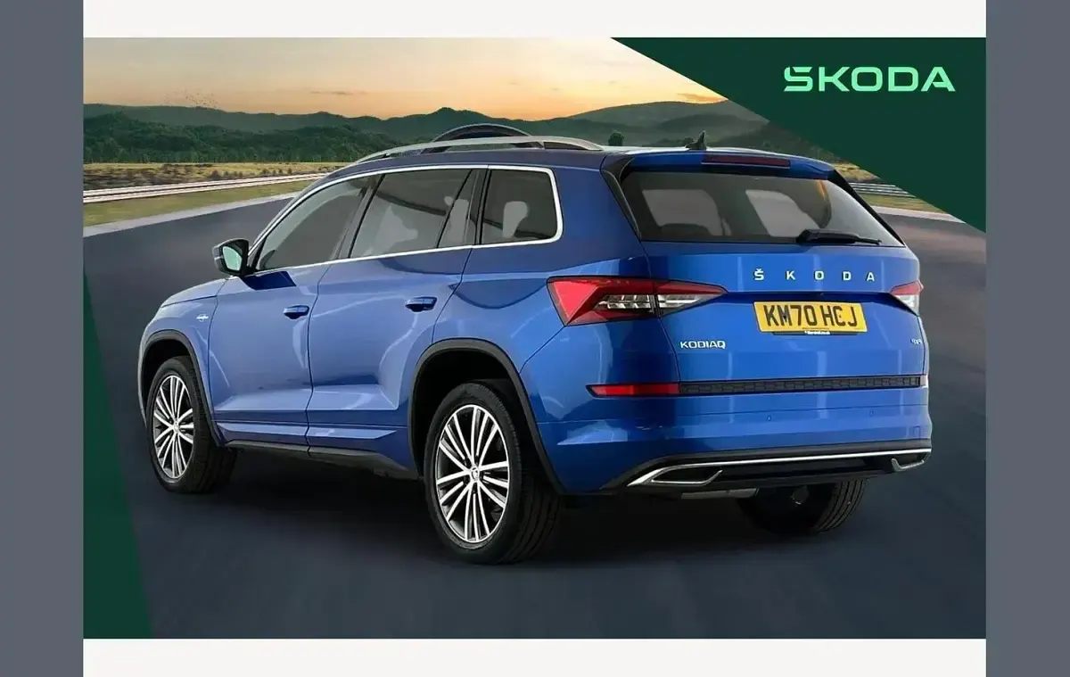 Used Skoda Kodiaq LAURIN & KLEMENT 150 HP (110 kW) 2020 Blue SUV