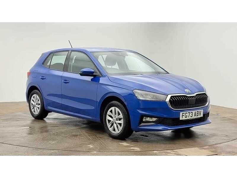 Used Skoda Fabia Comfort 110 HP (80 kW) 2023 Blue Hatchback