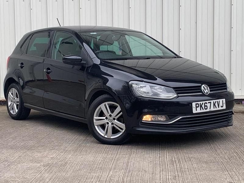 Used VW Polo Edition 75 HP (55 kW) 2017 Black Hatchback