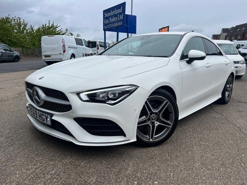 White Used 2019 Mercedes CLA200 AMG line Coupe | £21,995 (Fair price) - Image 1/4
