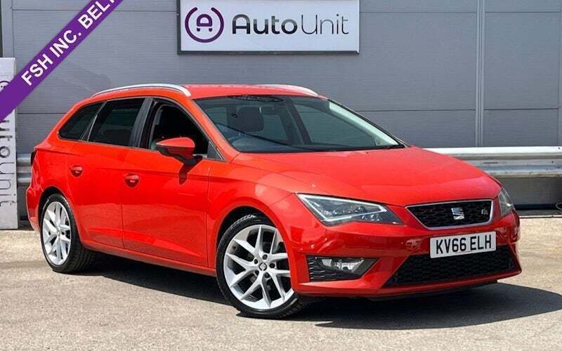 Red Used 2016 Seat Leon FR Estate | £8,790 (Fair price) - Image 1/4