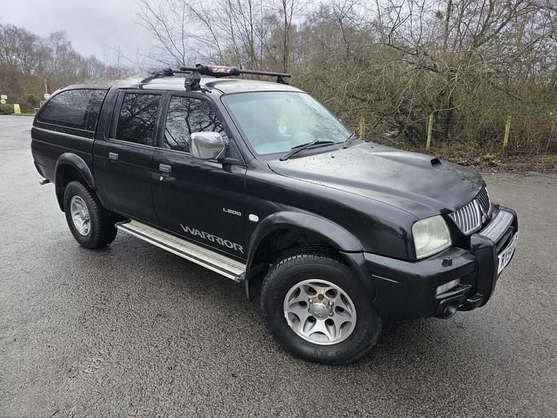 Black Used 2004 Mitsubishi L200 Warrior Pickup | £2,495 (Good price) - Image 1/4