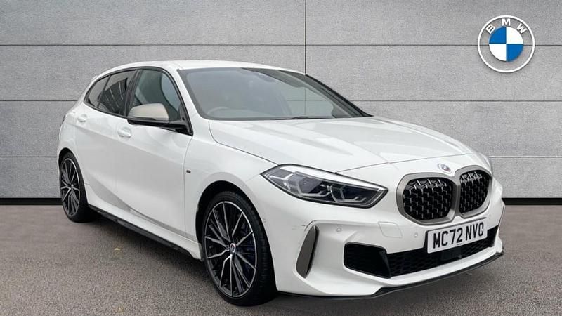 White Used 2023 BMW M135 Shadowline Hatchback | £27,490 (Fair price) - Image 1/4