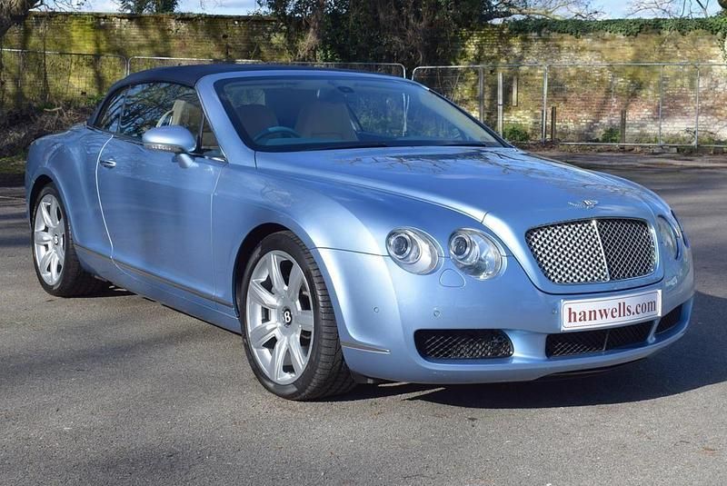 Used Bentley Continental 552 HP (405 kW) 2007 Silver Cabriolet