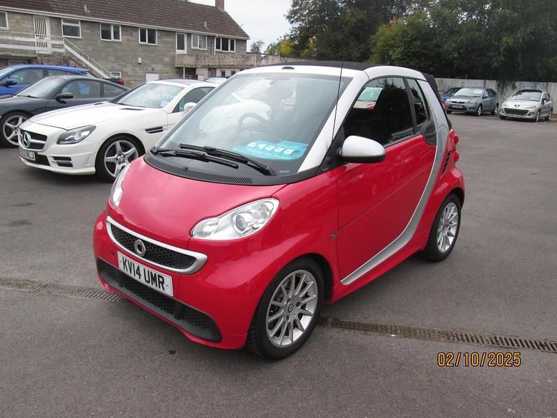 Red Used 2014 Smart ForTwo Cabrio Passion Cabriolet | £4,999 (Fair price) - Image 1/4