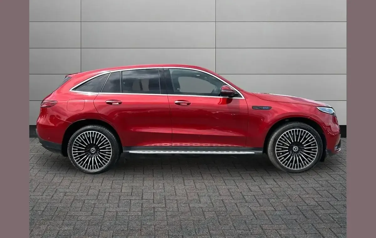Used Mercedes EQC400 AMG Line Premium 300 kW (408 HP) 2023 Hyacinth red SUV