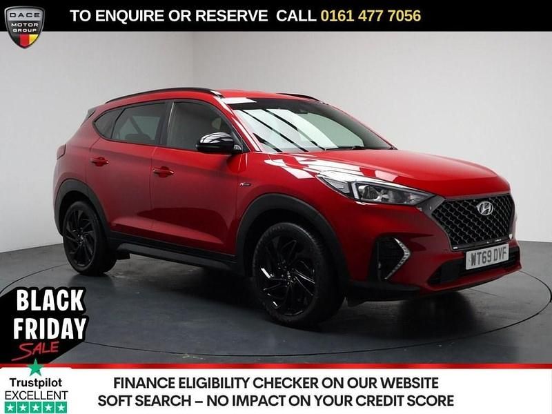 Red Used 2020 Hyundai Tucson N Line SUV | £13,590 (Fair price) - Image 1/3