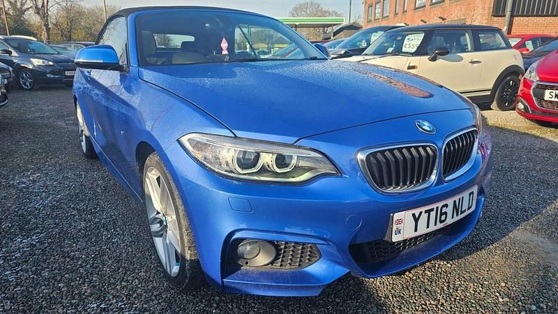 Blue Used 2016 BMW 218 M Sport Cabriolet | £9,500 (Good price) - Image 1/4