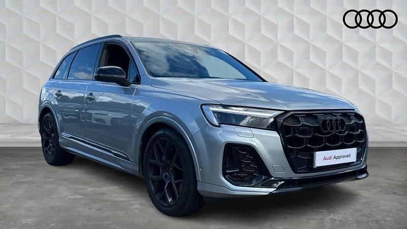 New Audi Q7 Black Edition 2025 Silver SUV