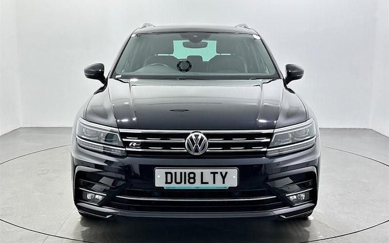 Used VW Tiguan R-line 150 HP (110 kW) 2018 Black SUV