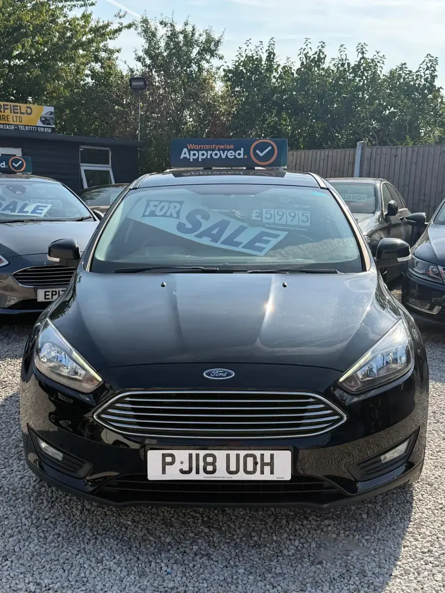 Used Ford Focus Zetec 120 HP (88 kW) 2018 Black Hatchback