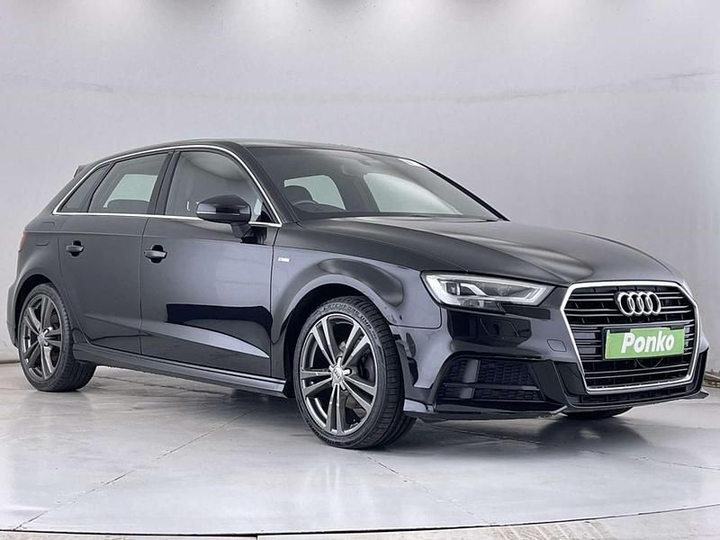 Black Used 2018 Audi A3 Sportback S-Line Hatchback | £11,140 (Good price) - Image 1/3