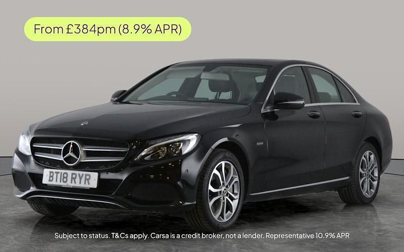 Used Mercedes C350e Premium 293 HP (215 kW) 2017 Black Sedan
