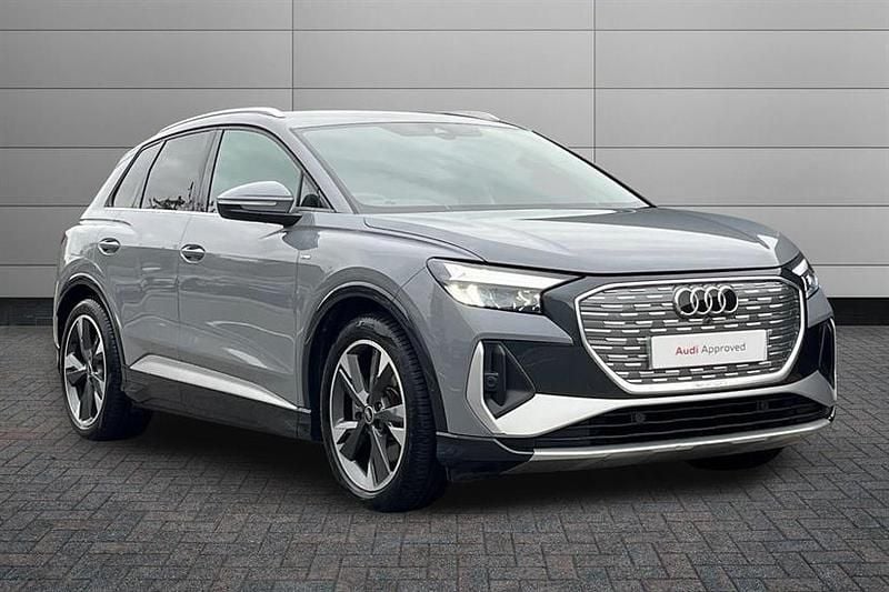 Grey Used 2022 Audi Q4 e-tron S-Line SUV | £28,850 (Super price) - Image 1/4