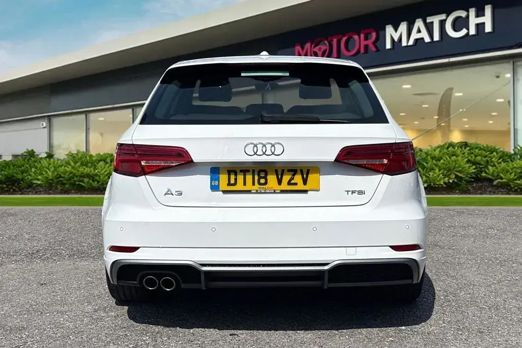 Used Audi A3 Sportback S-Line 2018 White Hatchback
