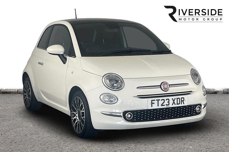 Gelato white Used 2023 Fiat 500 S Hatchback | £10,990 (Fair price) - Image 1/4