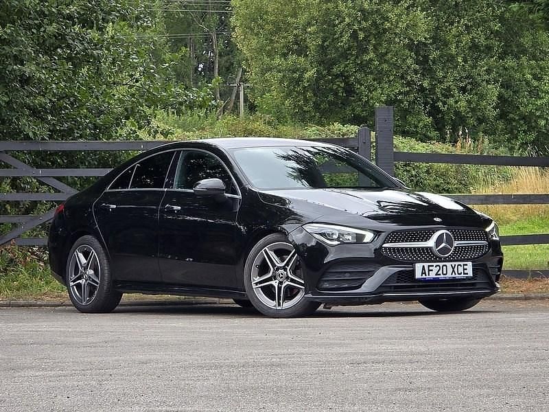Black Used 2020 Mercedes CLA180 AMG line Sedan | £14,975 - Image 1/4