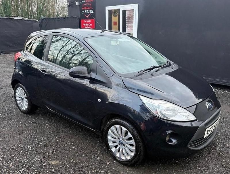 Black Used 2012 Ford Ka Zetec Hatchback | £1,895 (Good price) - Image 1/4