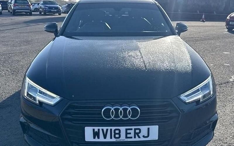 Used Audi A4 Black Edition 150 HP (110 kW) 2018 Black Sedan