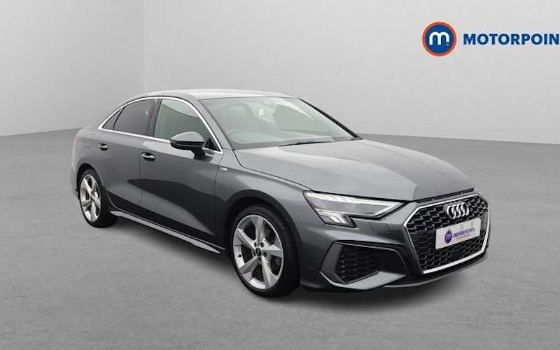 Grey Used 2023 Audi A3 S-Line Sedan | £22,199 (Fair price) - Image 1/4