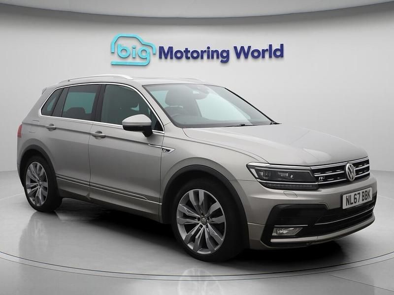 Silver Used 2017 VW Tiguan R-line SUV | £15,514 (Fair price) - Image 1/4