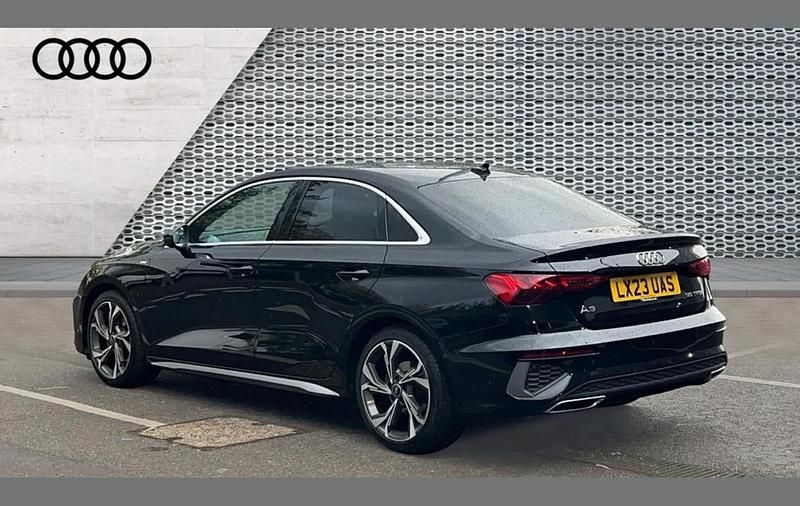 Used Audi A3 S-Line 147 HP (108 kW) 2023 Black Sedan