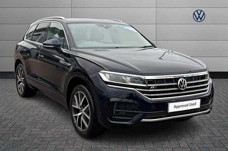 Used VW Touareg R-line 286 HP (210 kW) 2020 Blue SUV